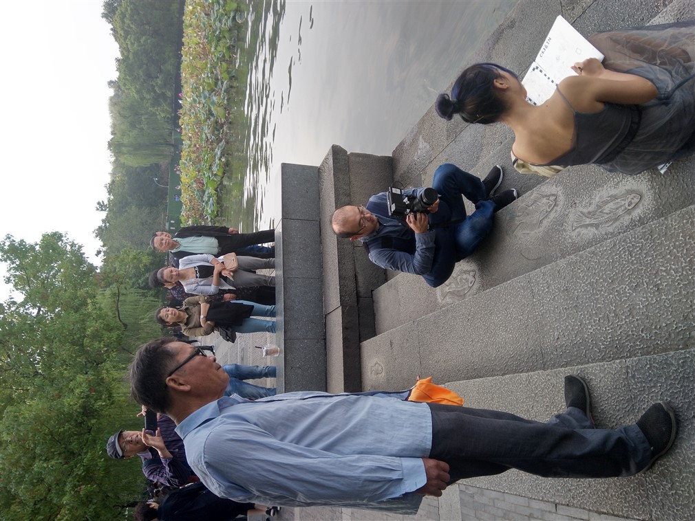 Filming in Hangzhou